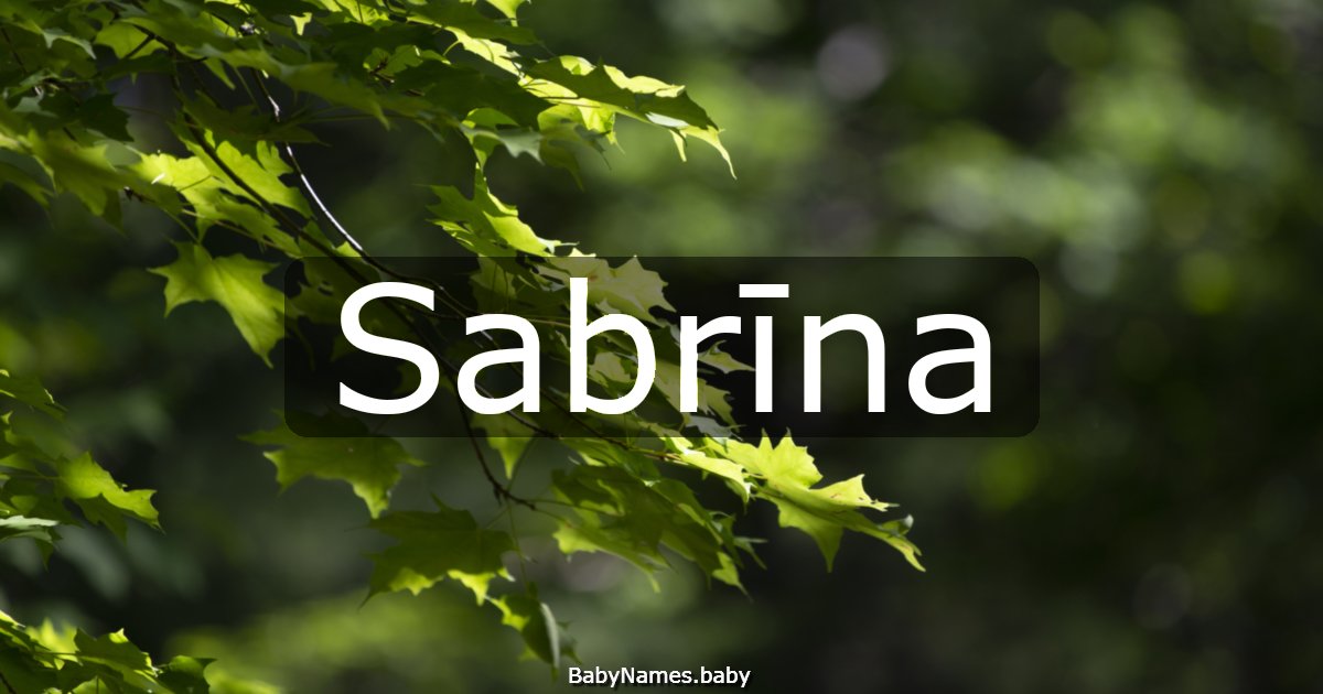 Sabrīna