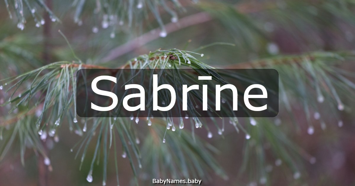 Sabrīne