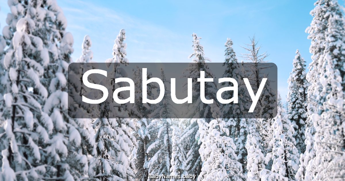 Sabutay