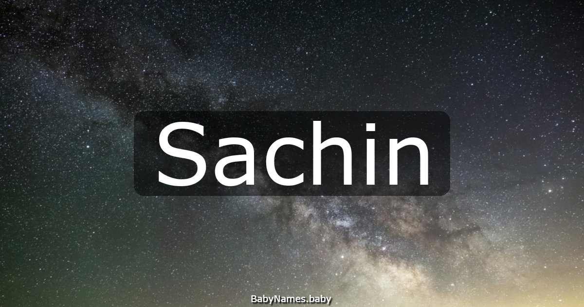 Sachin