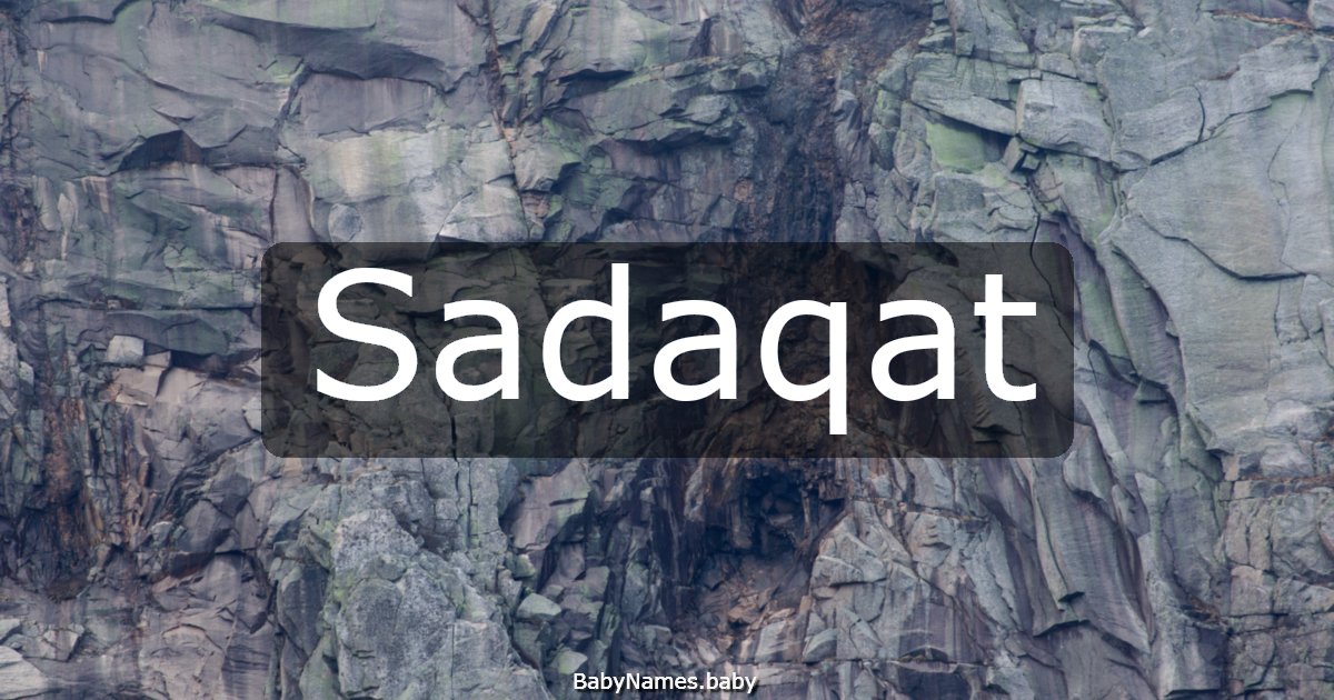 Sadaqat