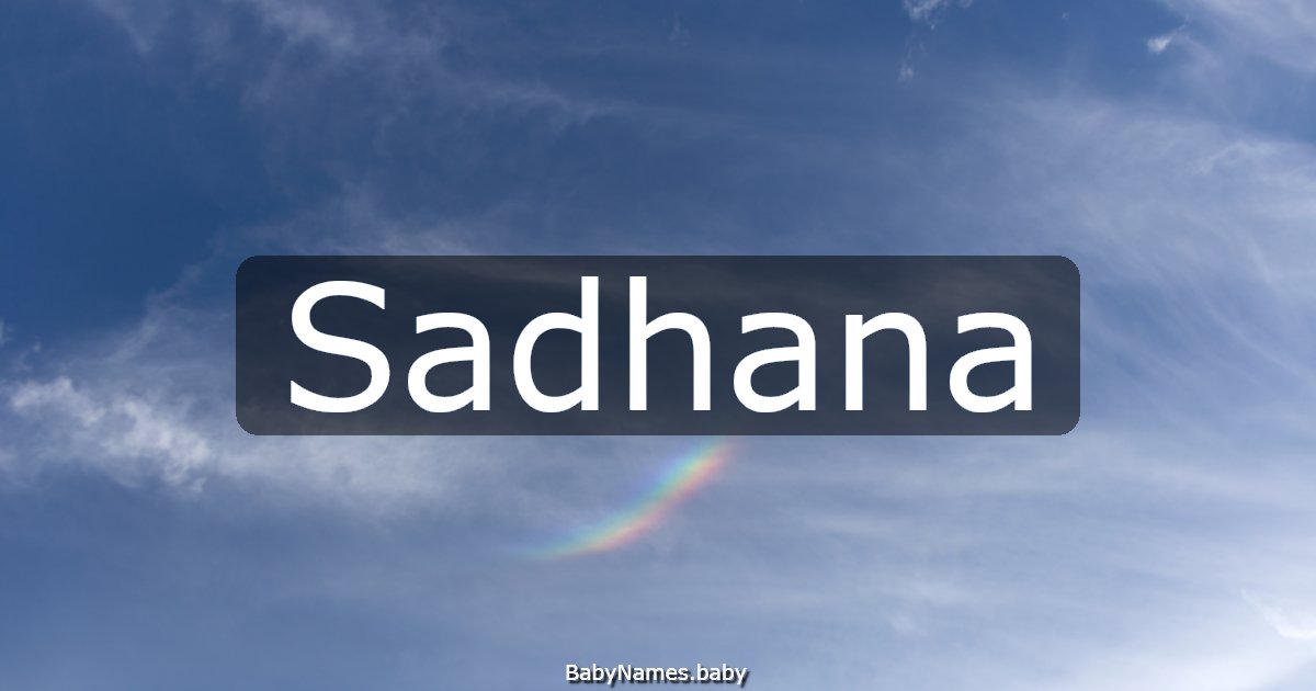 Sadhana