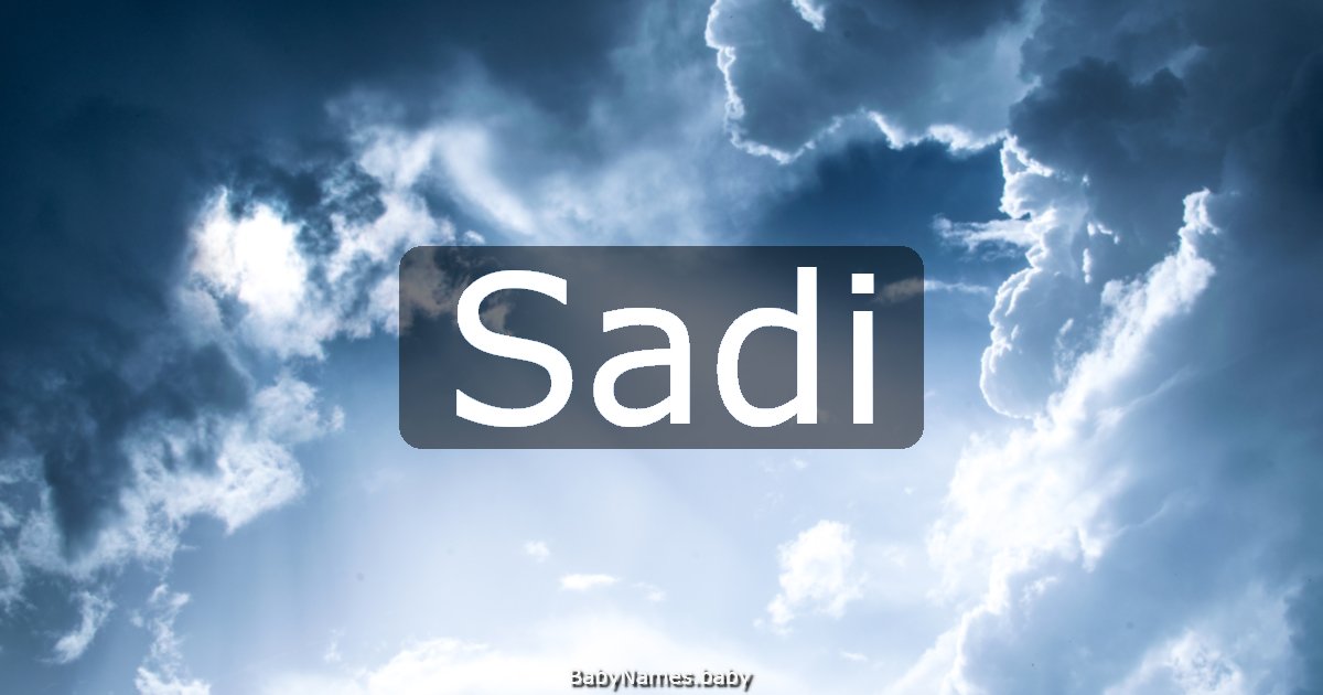 Sadi