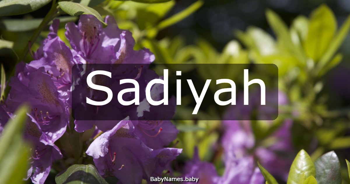 Sadiyah