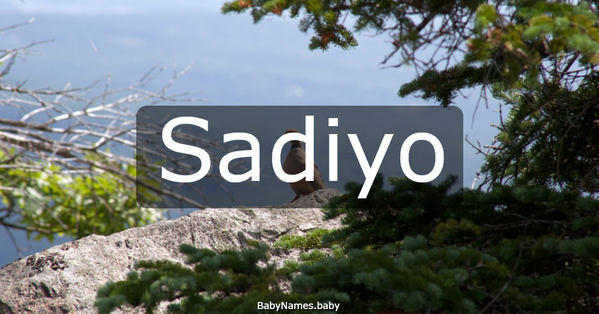 Sadiyo