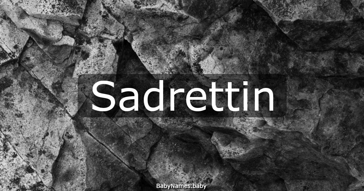 Sadrettin