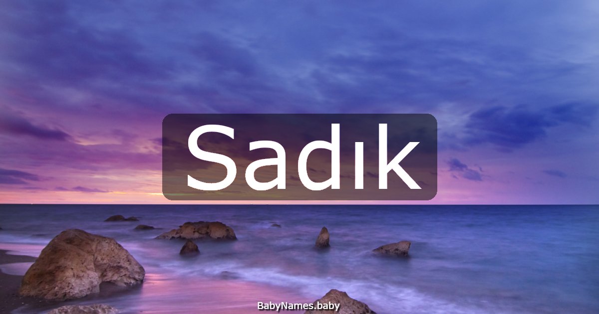 Sadık