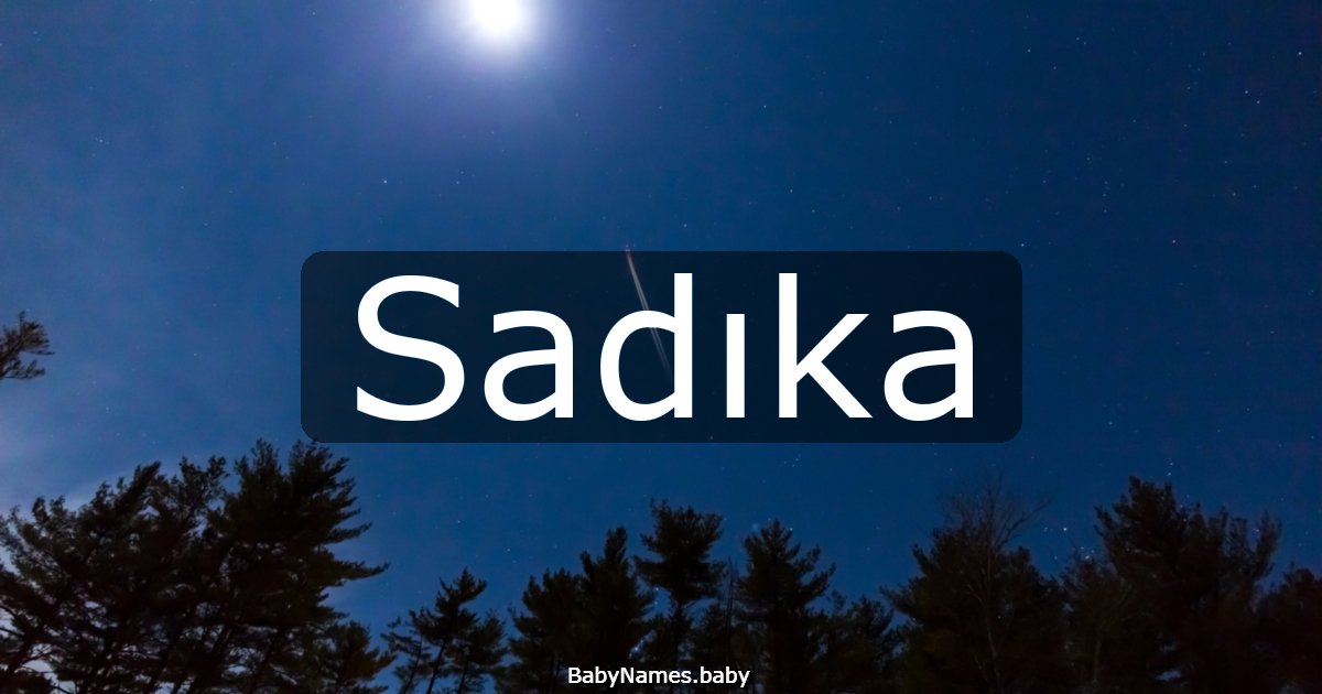 Sadıka
