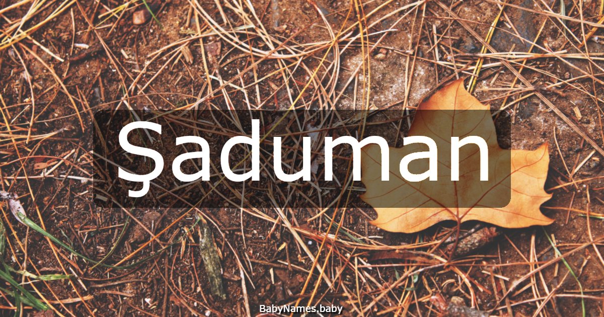 Şaduman
