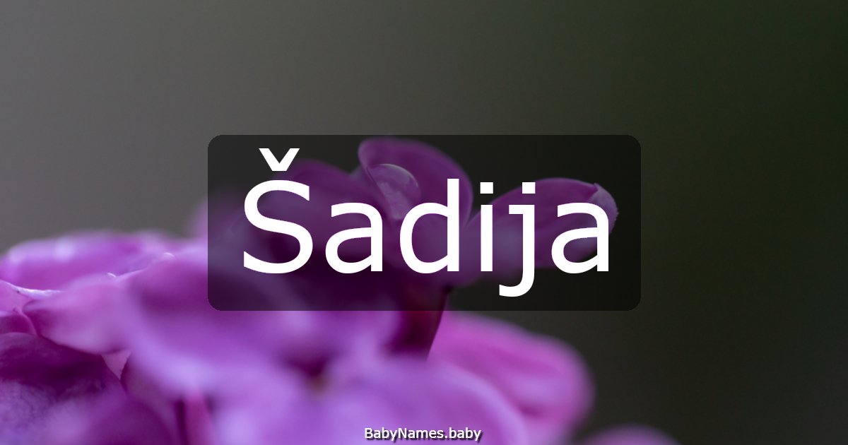 Šadija