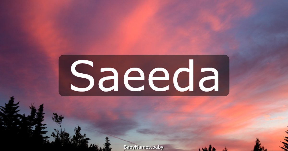 Saeeda