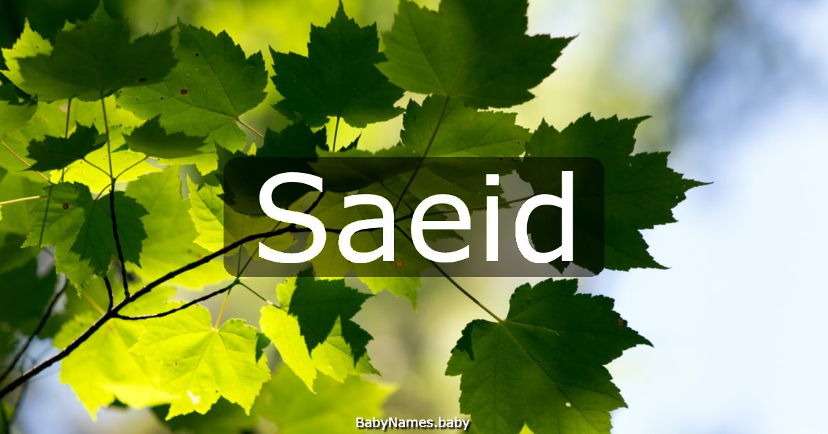 Saeid