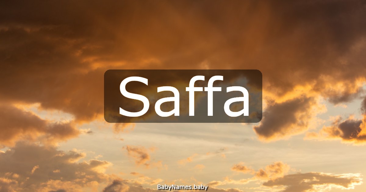 Saffa