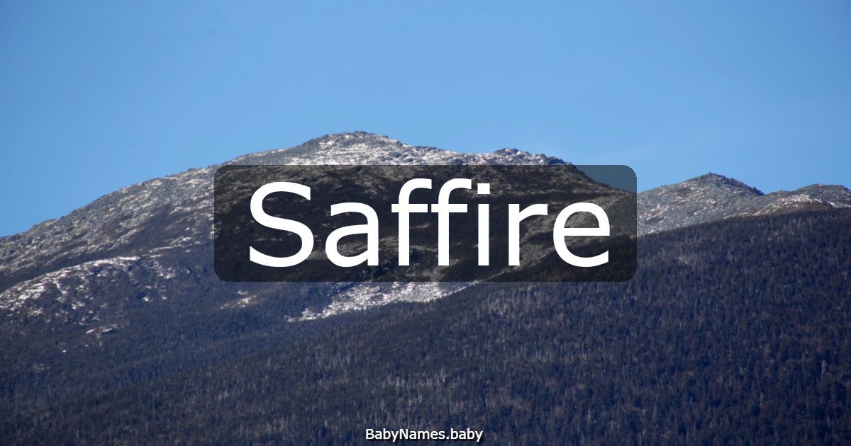 Saffire