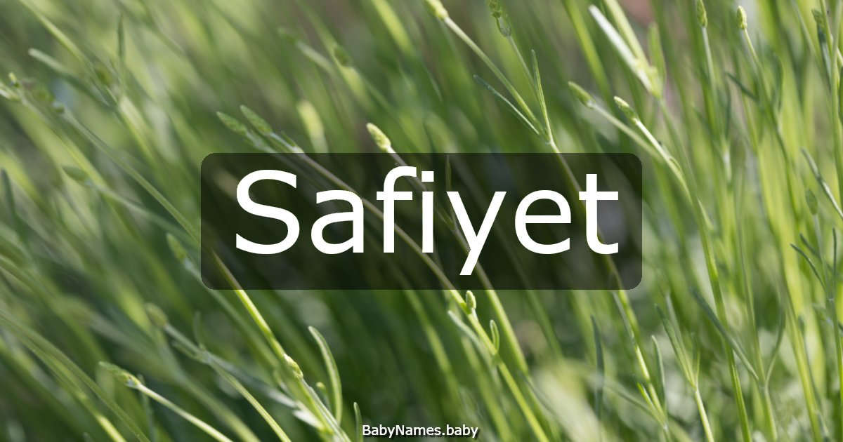 Safiyet