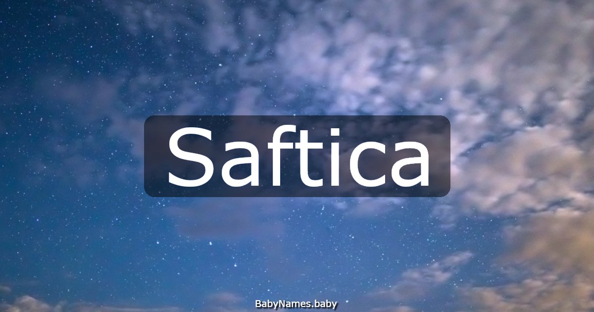 Saftica
