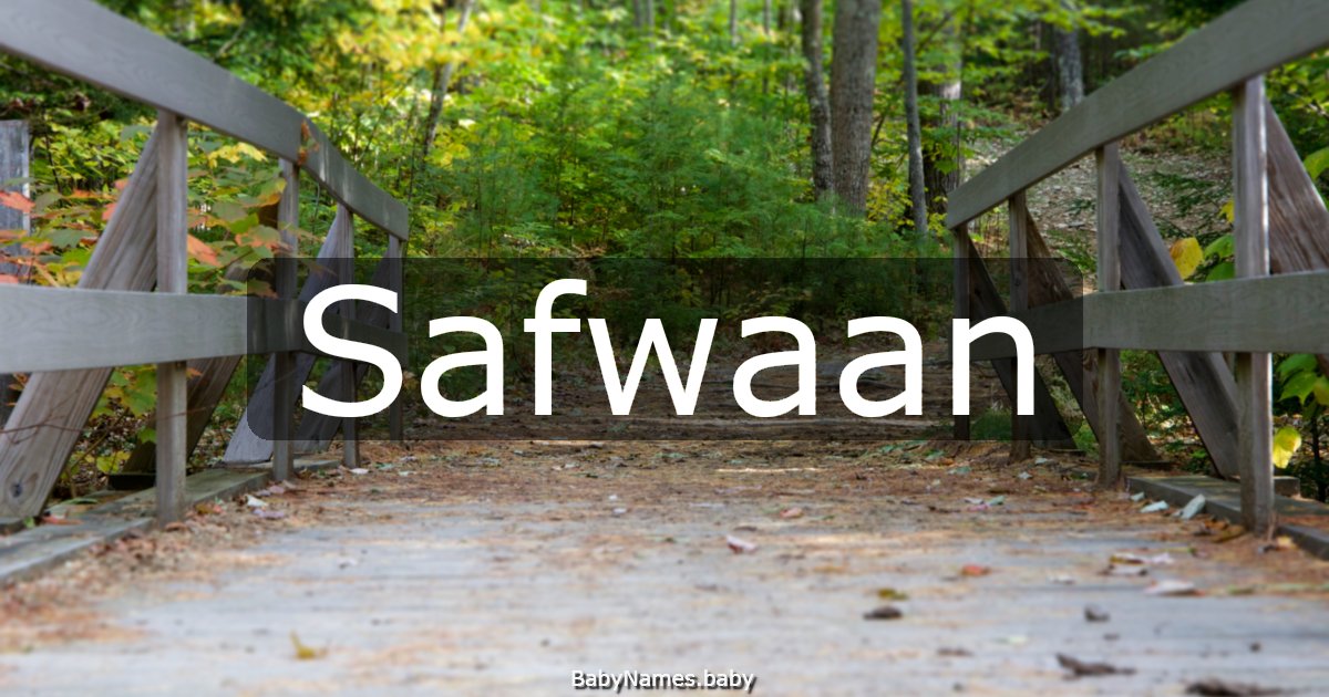 Safwaan