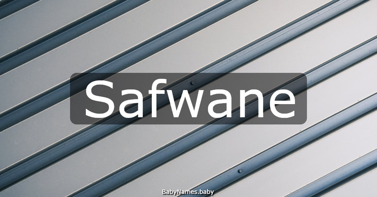 Safwane