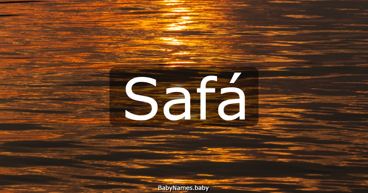 Safá