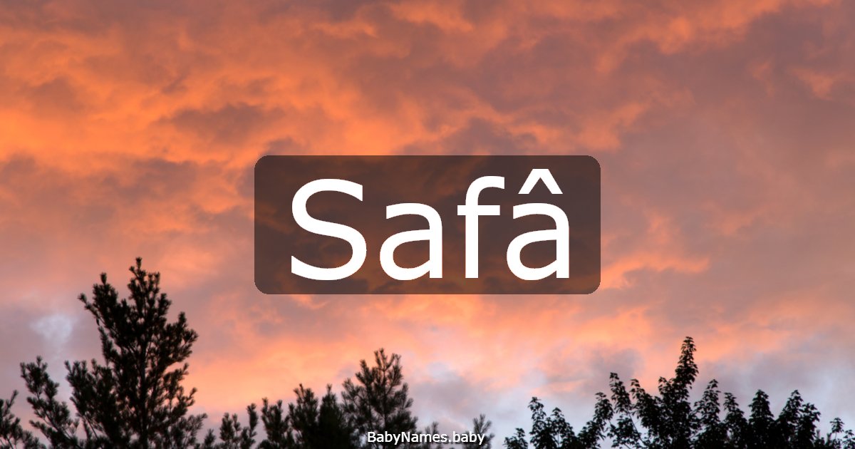 Safâ