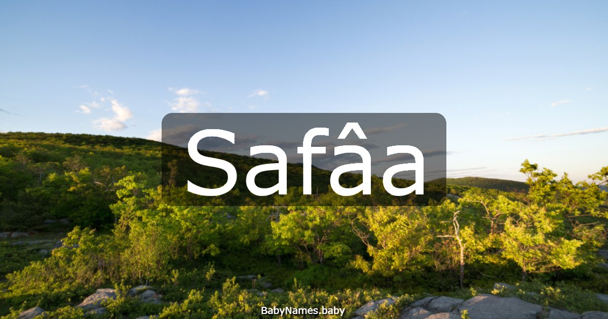 Safâa