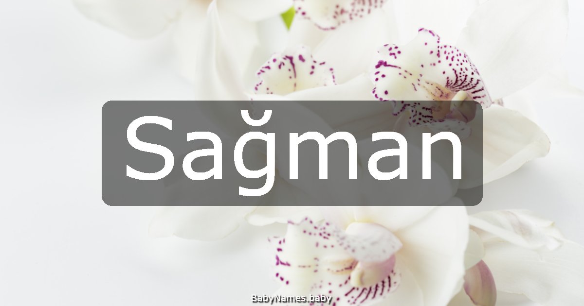 Sağman