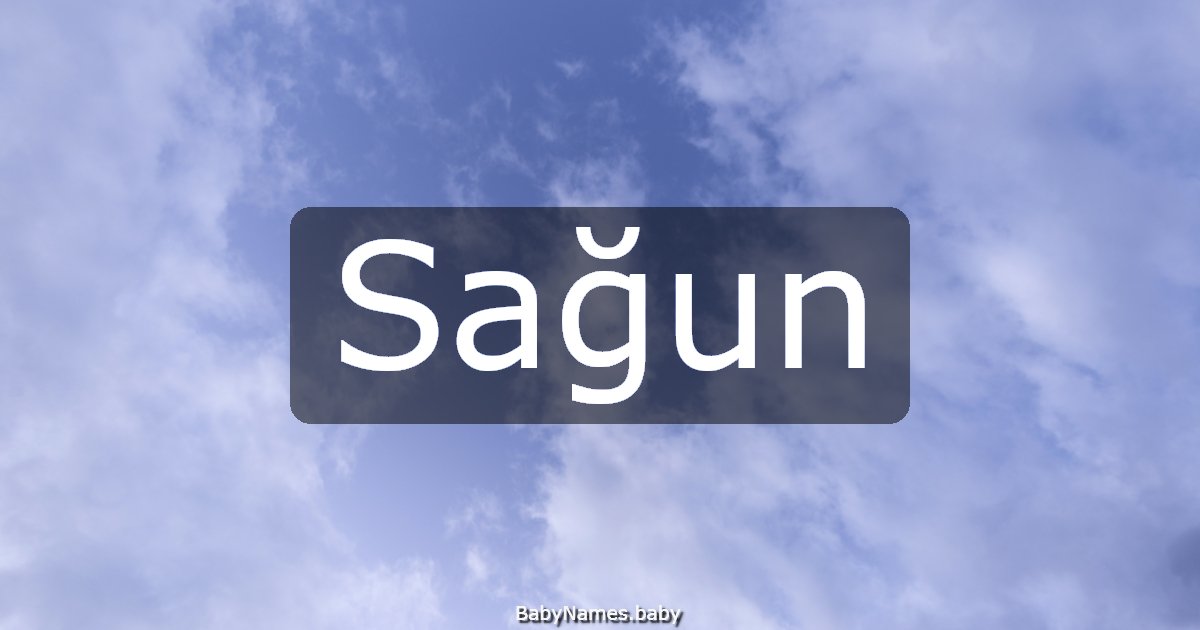Sağun