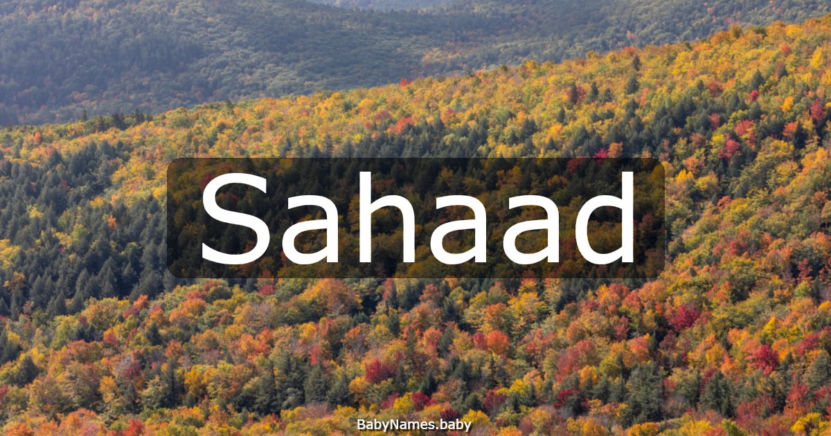 Sahaad