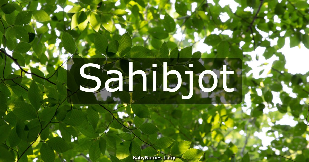 Sahibjot