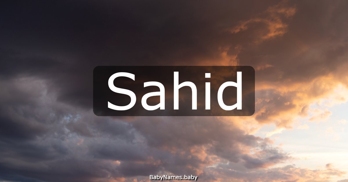 Sahid