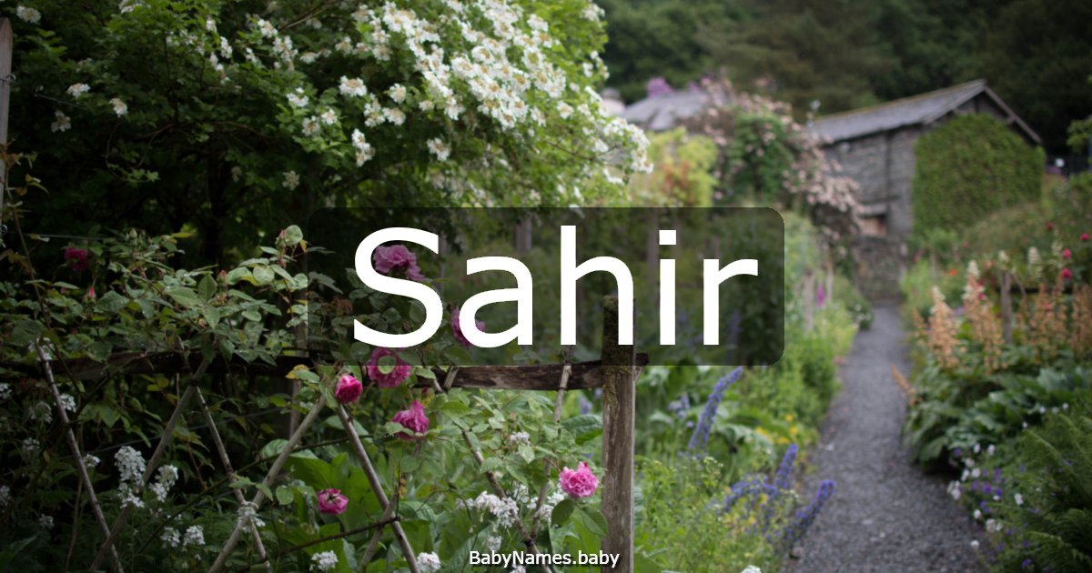 Sahir