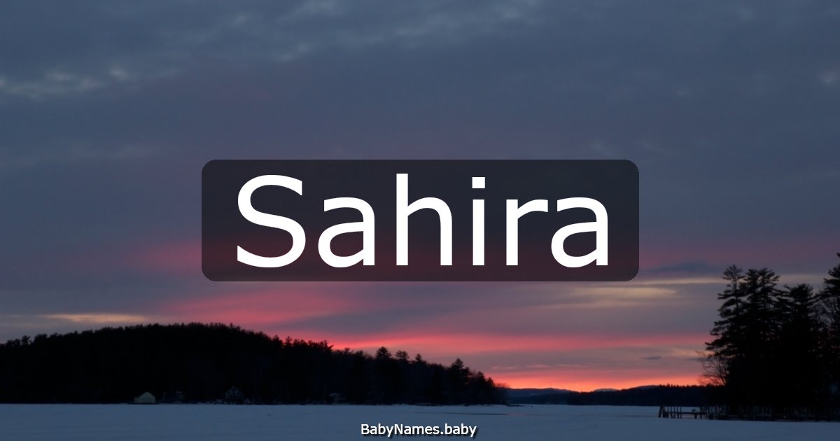 Sahira