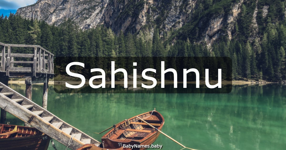 Sahishnu