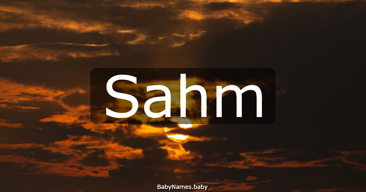 Sahm
