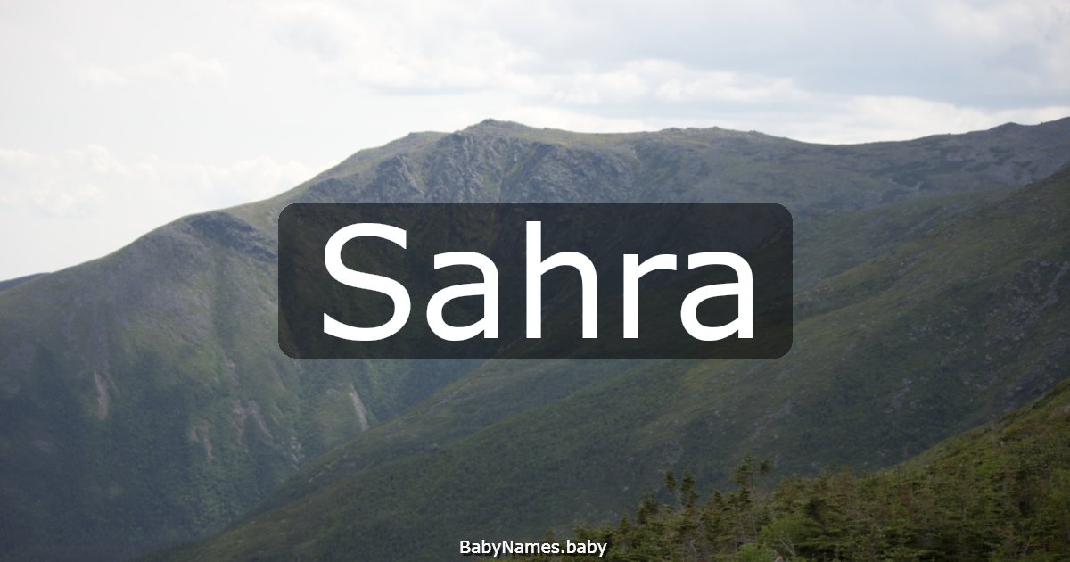 Sahra