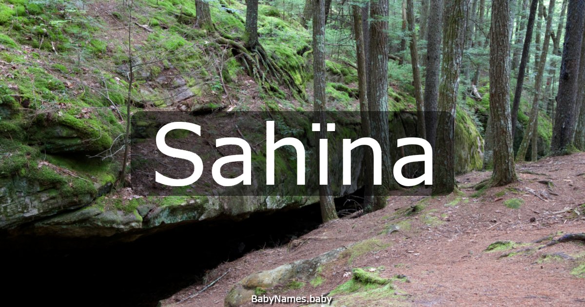 Sahïna