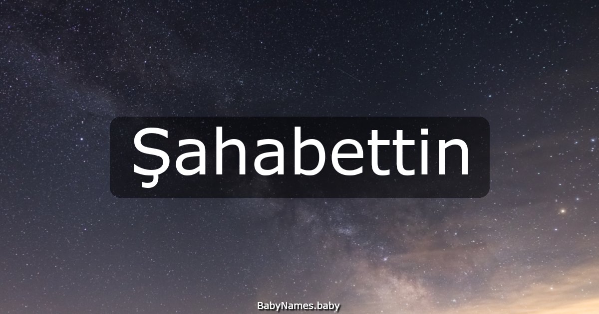 Şahabettin