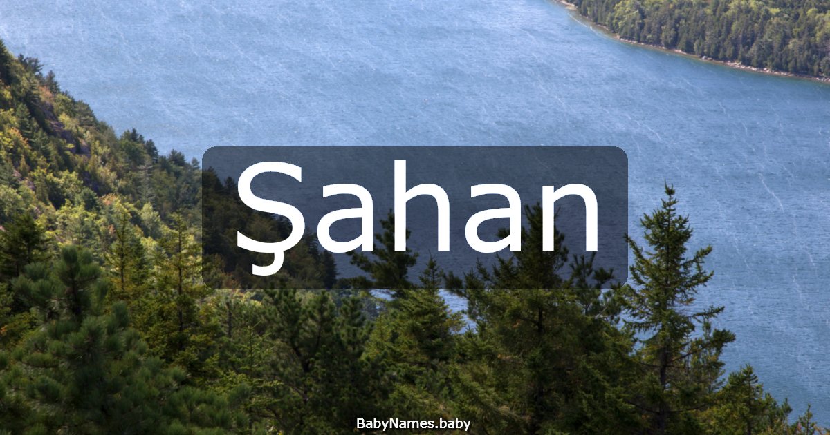 Şahan
