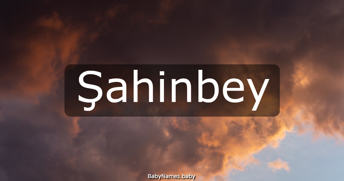 Şahinbey
