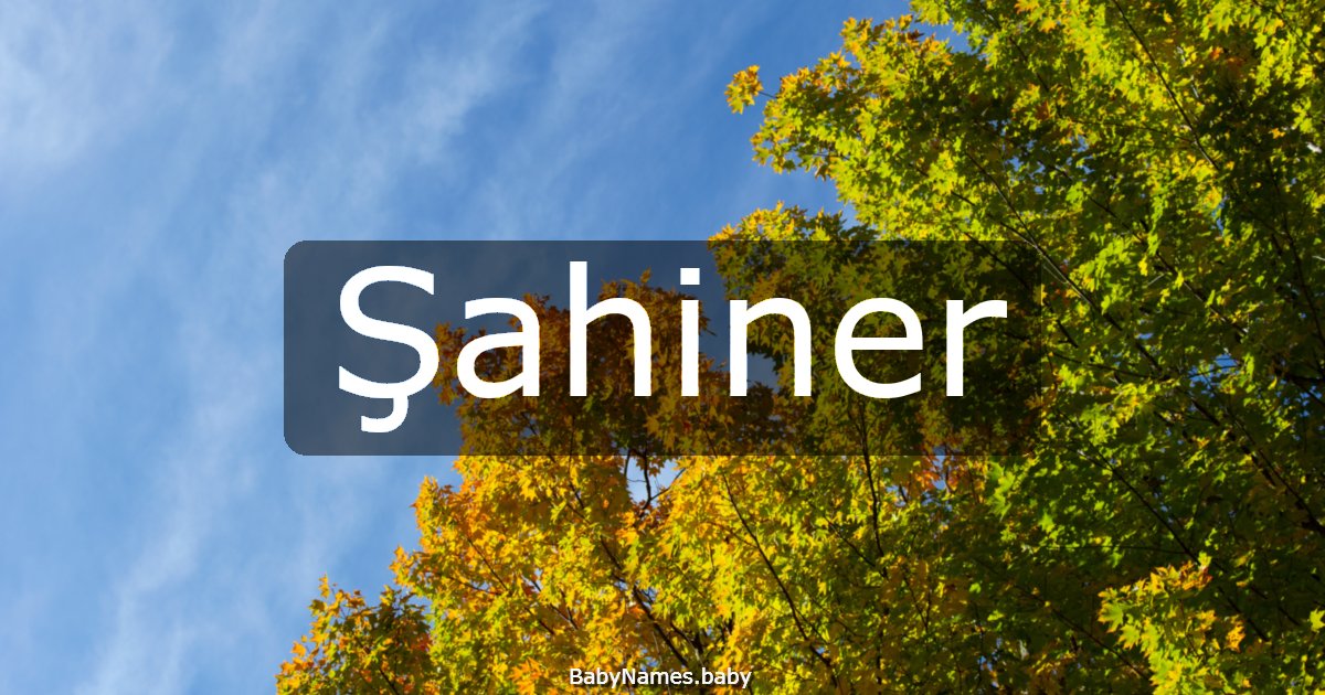Şahiner
