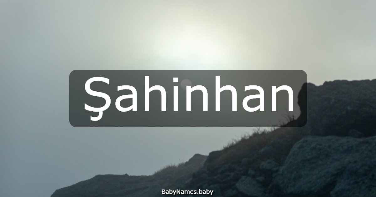 Şahinhan