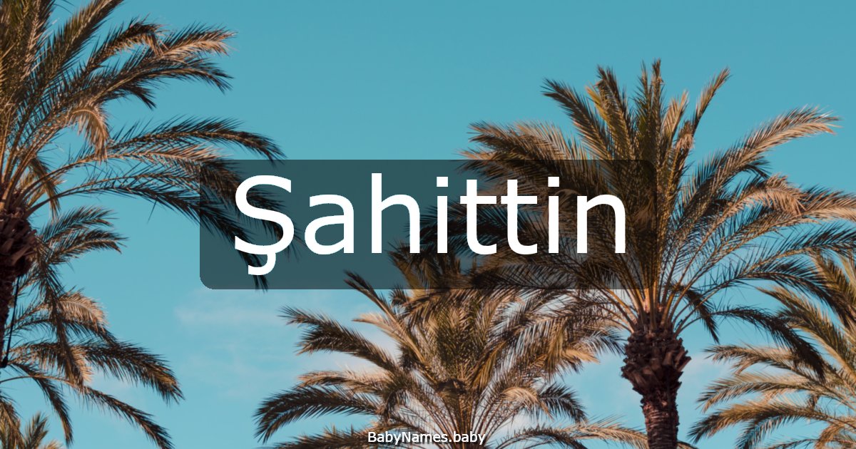 Şahittin