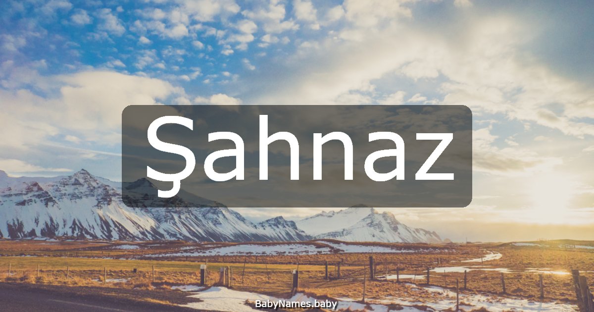 Şahnaz