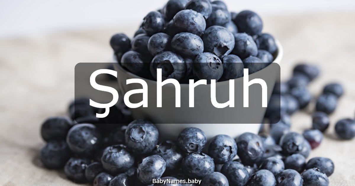 Şahruh