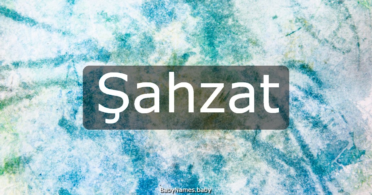 Şahzat