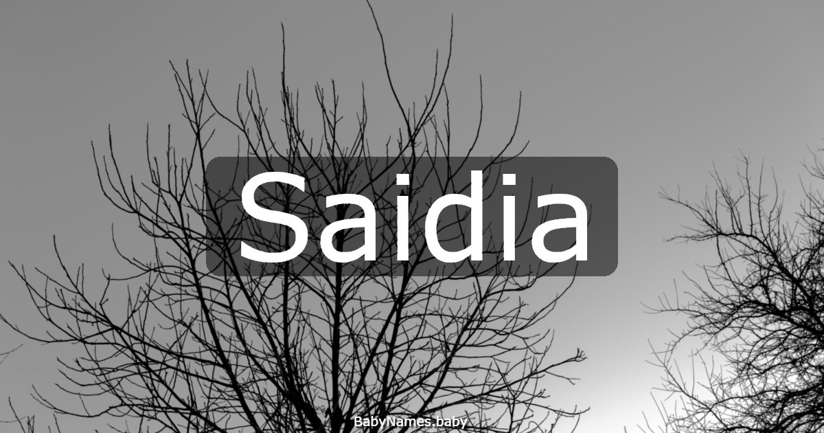 Saidia