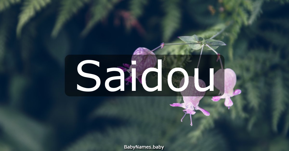 Saidou