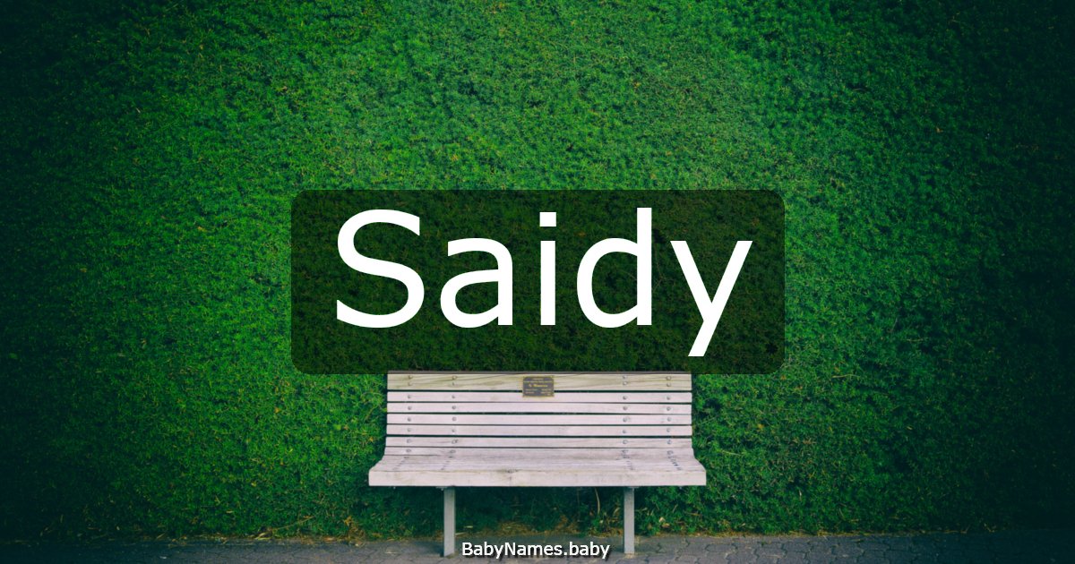 Saidy