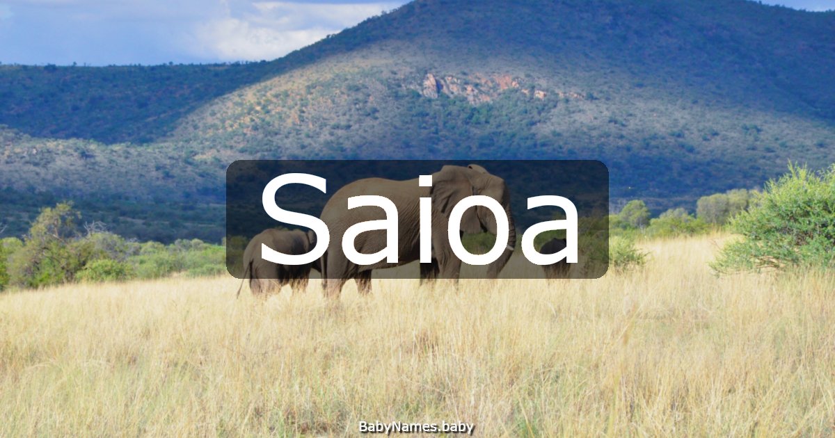 Saioa