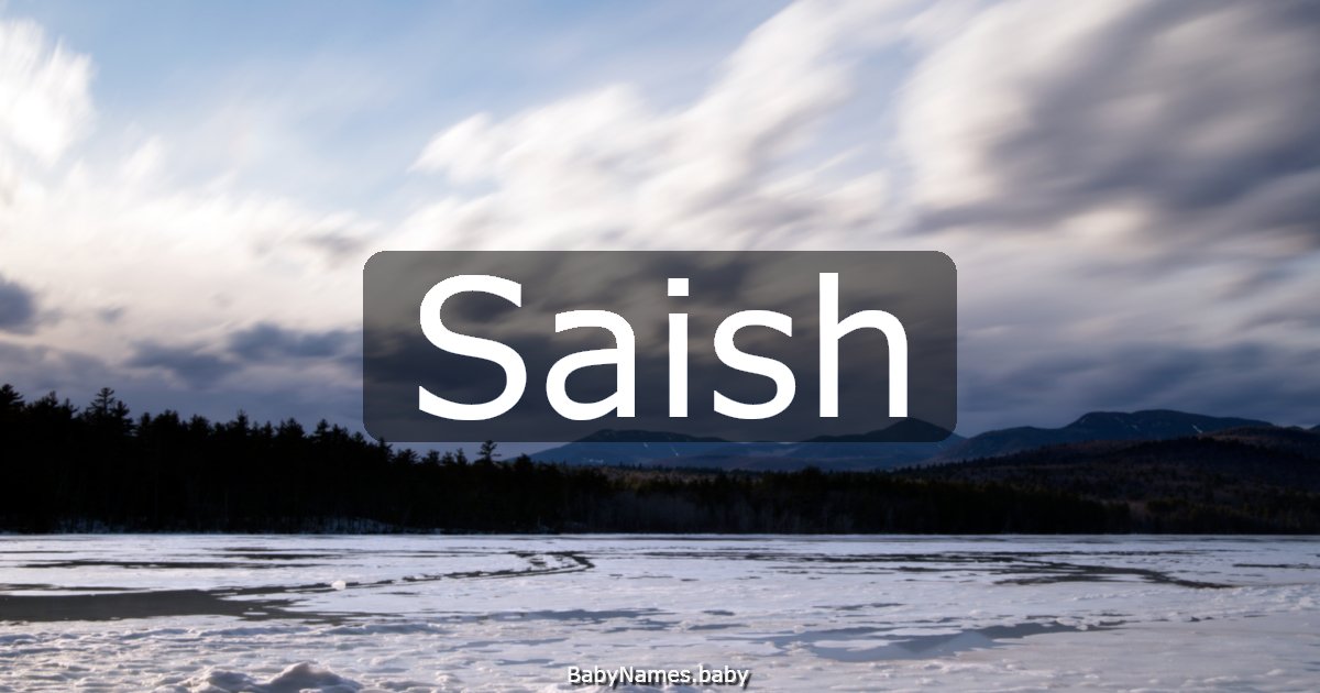Saish